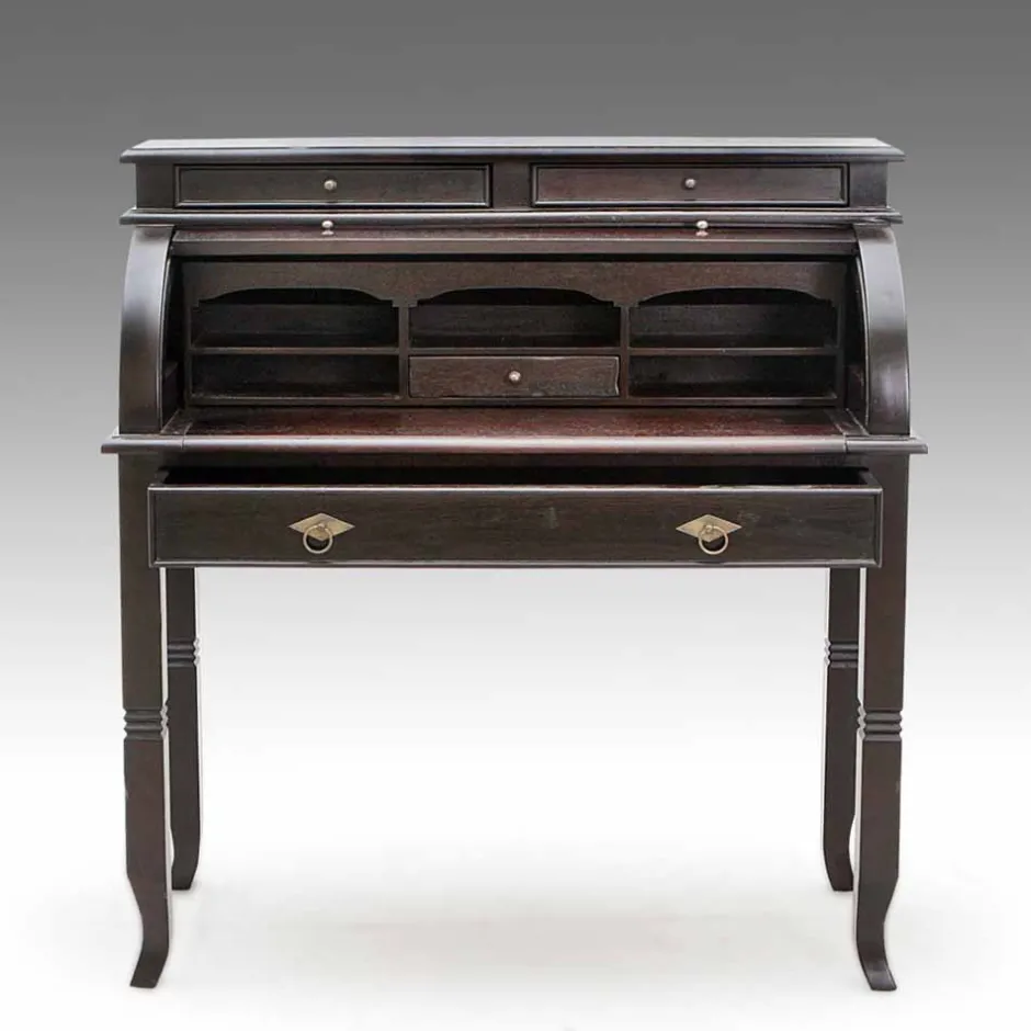 Wohnen Schreibtisch Sekretär Islando mit viel Stauraum