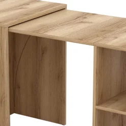 Schreibtisch zum Ausziehen in Eiche Optik - Vadoz^Wohnen Sale