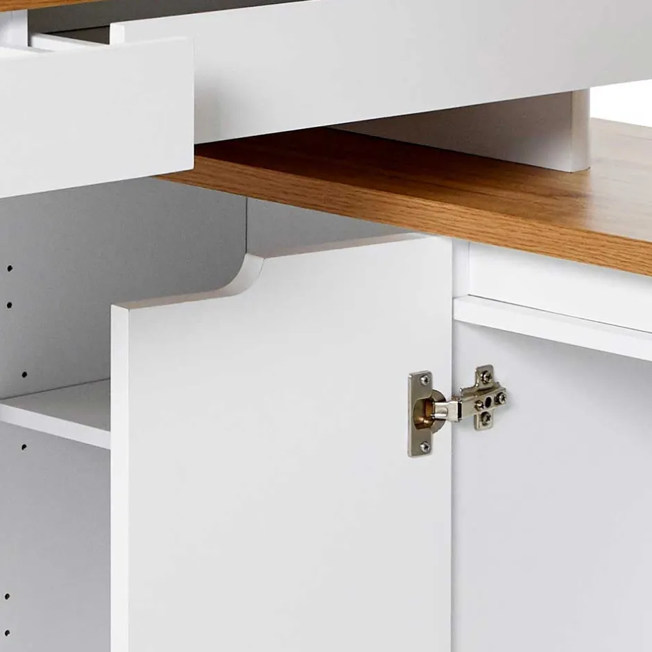 Wohnen Schreibtischkombination im Skandi Design - Xuana