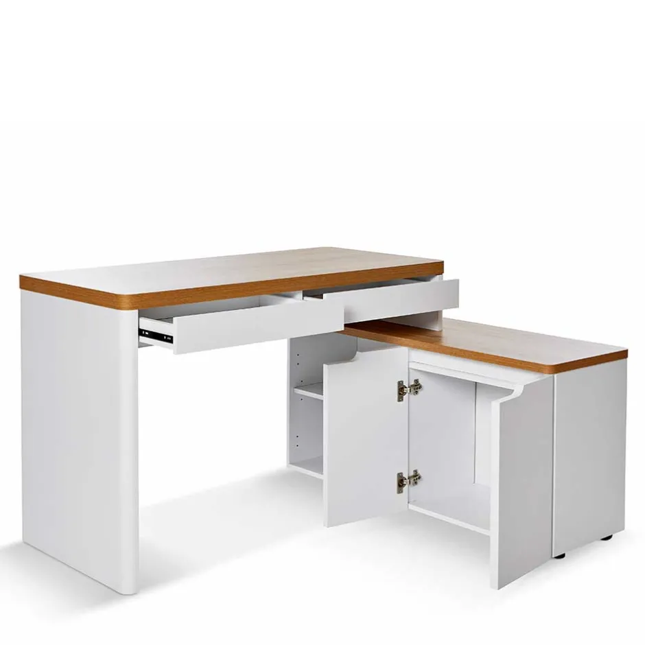 Wohnen Schreibtischkombination im Skandi Design - Xuana