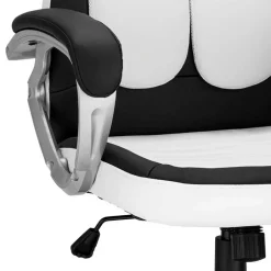 Wohnen Schreibtischstuhl in Schwarz Weiß - Lavaco