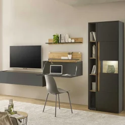 Schränke & Wandboard Wohnzimmer Set - Ahilav (fünfteilig)^Wohnen Clearance