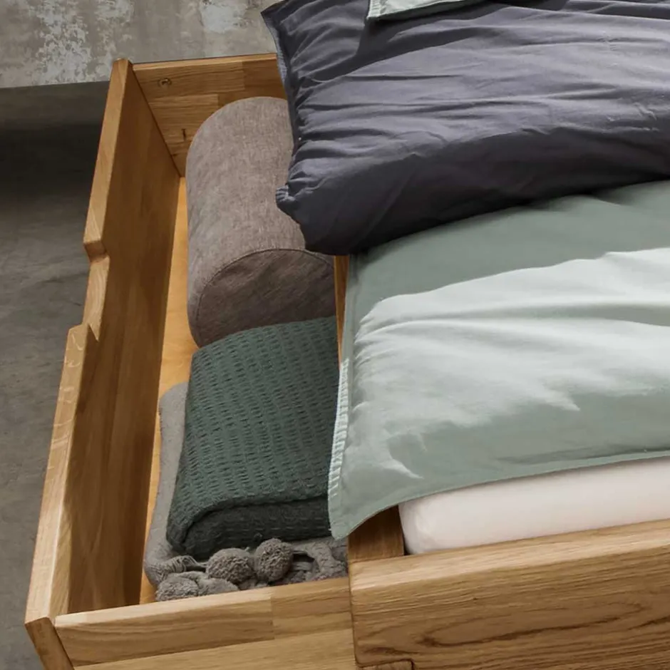 Wohnen Schubkastenbett auf Schwebesockel - Aryvano