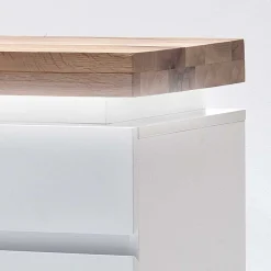 Wohnen Schubkastenkommode Zelda in Weiß