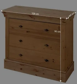 Kinder Wohnen Schubladen Kommode optional mit Wickelaufsatz - Piatra