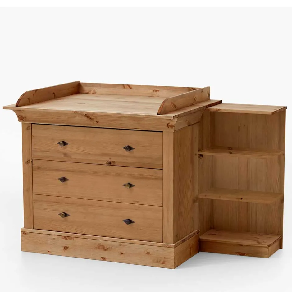 Kinder Wohnen Schubladen Kommode optional mit Wickelaufsatz - Piatra