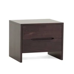 Wohnen Schubladen Nachtkonsole in Wengefarben Tazina aus Buche massiv