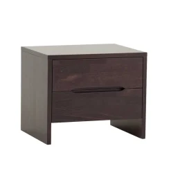 Wohnen Schubladen Nachtkonsole in Wengefarben Tazina aus Buche massiv