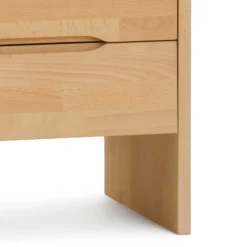 Wohnen Schubladen Nachttisch Cranoz aus Buche Natur lackiert