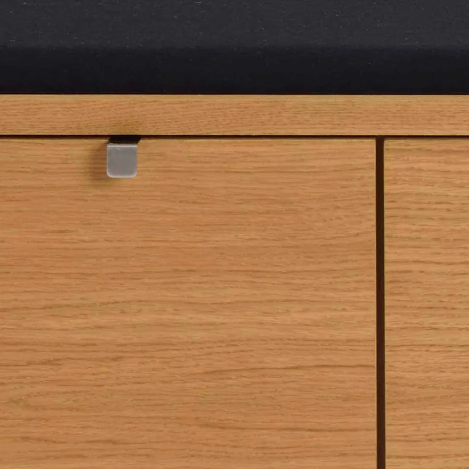 Wohnen Schubladen Sitzbank Helvana mitr Eiche furniert