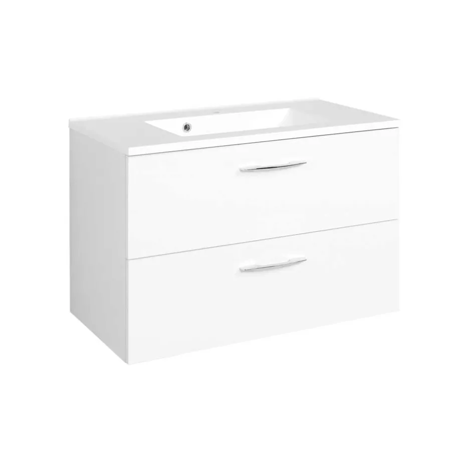 Schubladen Waschtisch in Weiß - Lartemo^Wohnen