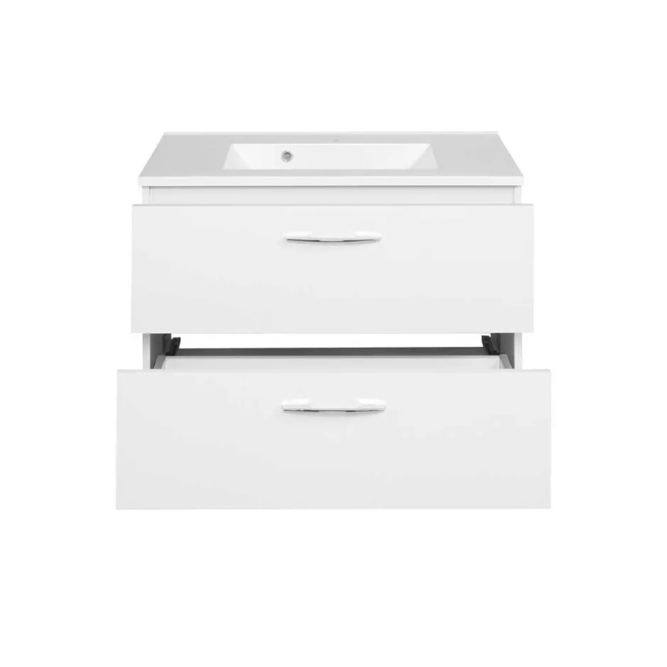 Schubladen Waschtisch in Weiß - Lartemo^Wohnen
