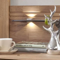 Schubladen-Nachtschrank Anglesia in Eiche teilmassiv (2er Set)^Wohnen Sale