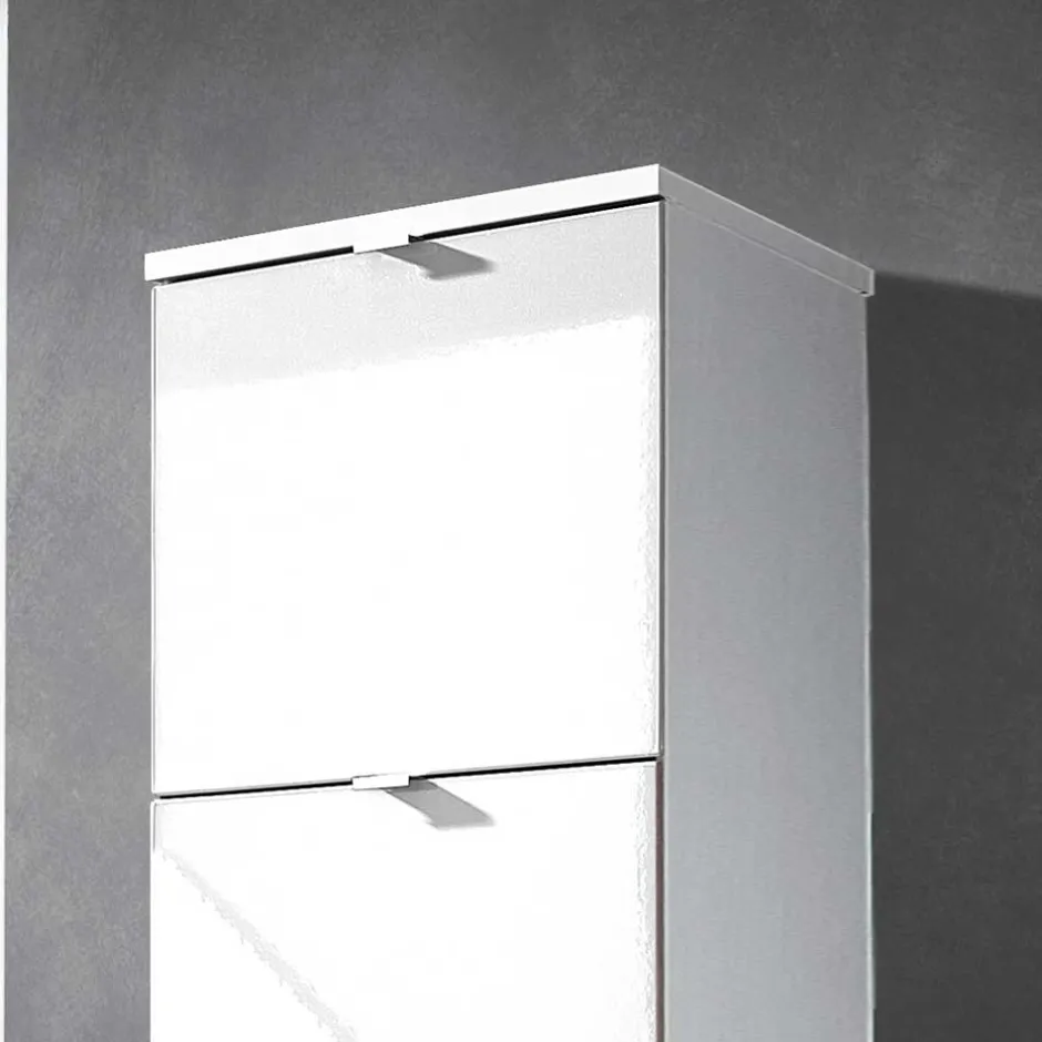 Wohnen Schuh Klappenschrank Roomy in Weiß