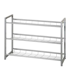 Wohnen Schuhaufbewahrung Xenia in Alufarben