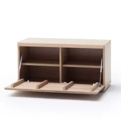 Schuhbank in Eiche Bianco & Grau - Arkadiuz^Wohnen Sale