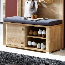 Wohnen Schuhbank Xesta in Eiche Sonoma