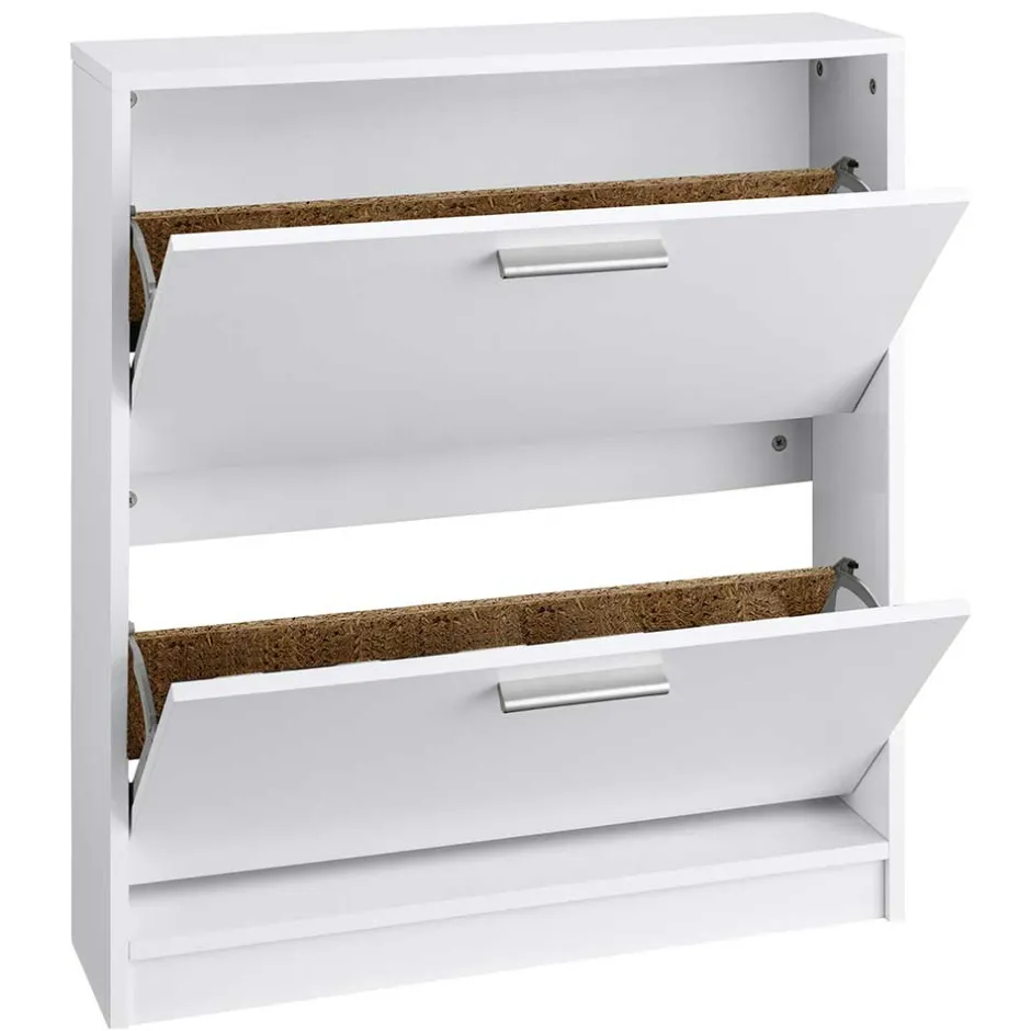 Wohnen Schuhkipper in Weiß mit zwei Klappen - Scott