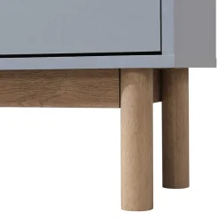 Wohnen Schuhkommode in Grau und Eiche Optik - Caldaro