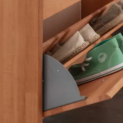 Wohnen Schuhkommode mit zwei Schuhklappen - Shimousa