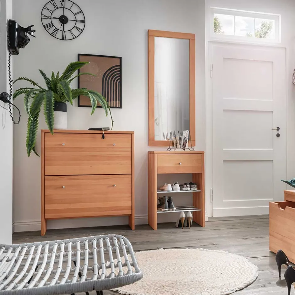 Wohnen Schuhkommode mit zwei Schuhklappen - Shimousa