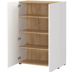 Schuhkommode und Wandspiegel Set - Cooking (zweiteilig)^Wohnen New