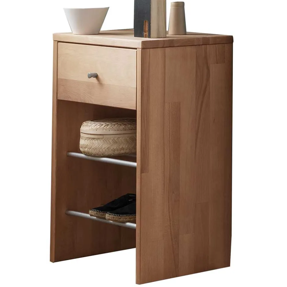 Schuhregal mit Schublade und 2 Ablagen - Shimousa^Wohnen Outlet