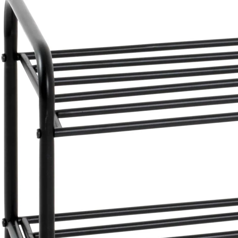 Schuhregal mit vier Böden aus Stahl - Yadina^Wohnen Outlet