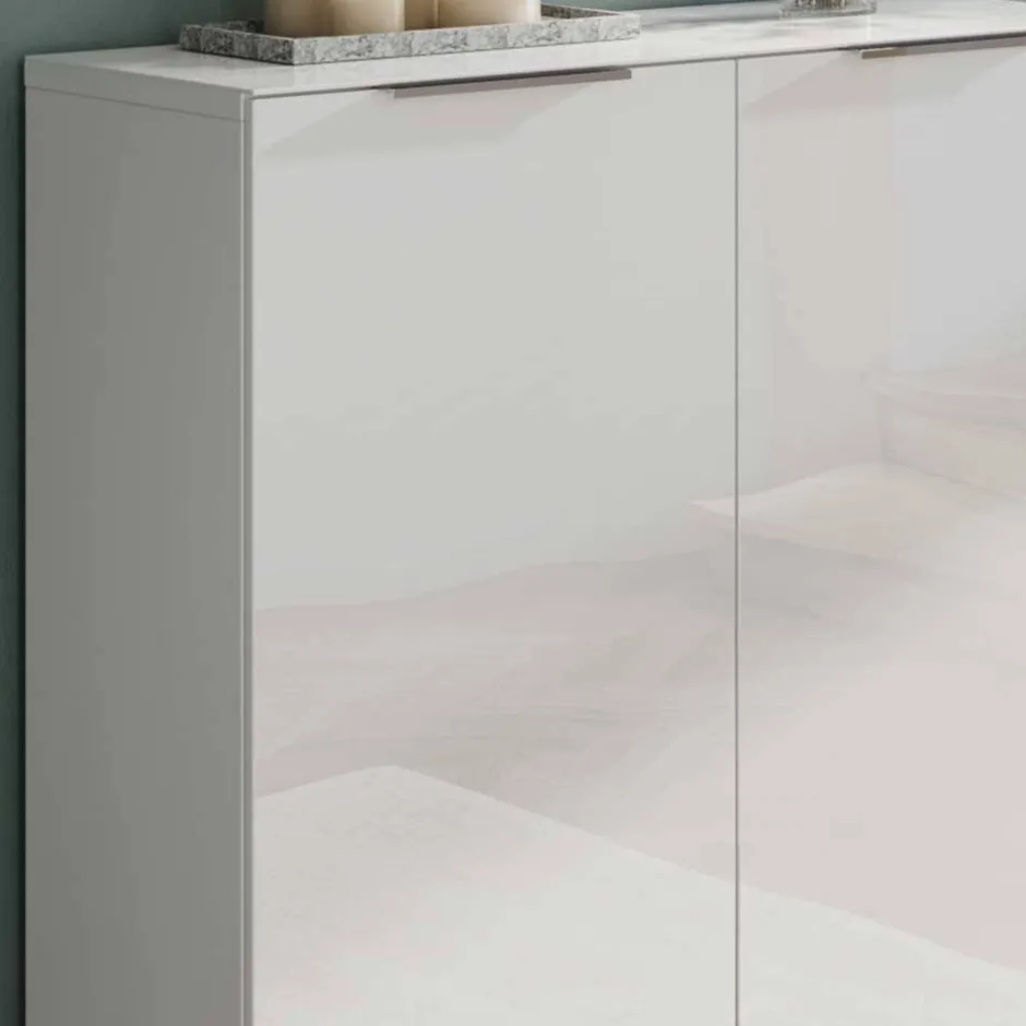 Schuhschrank & Spiegel Set in Weiß - Kofi (zweiteilig)^Wohnen Clearance