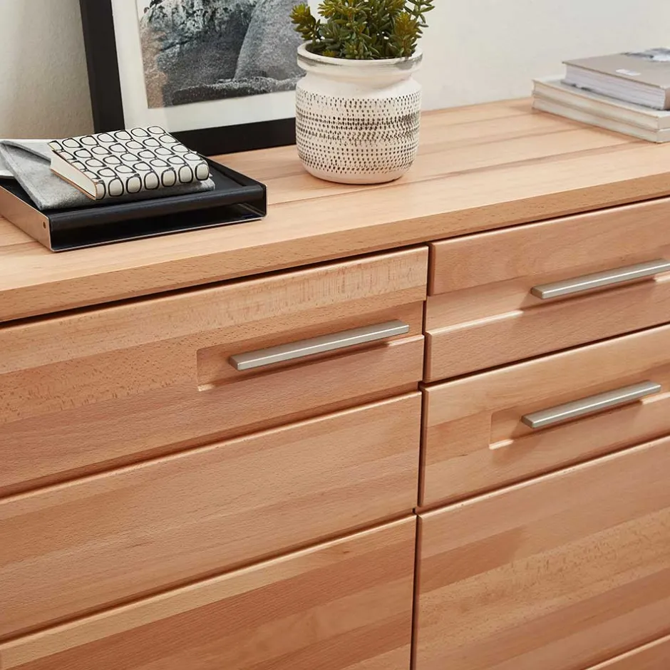 Schuhschrank - 160x100x40 cm in Kernbuche - Viktorion^Wohnen Discount