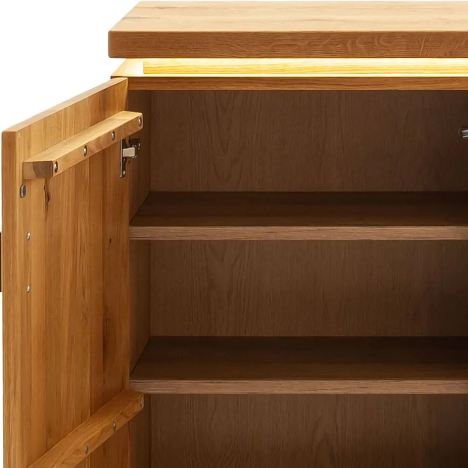 Schuhschrank aus Balkeneiche Massivholz - Robats^Wohnen Sale