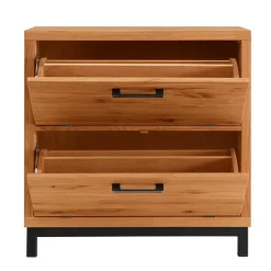 Wohnen Schuhschrank aus Kernbuche & Eisen - Dimphi