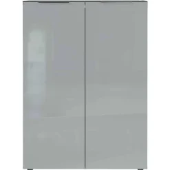 Schuhschrank in Grau glasbeschichtet - Ilfred^Wohnen Clearance