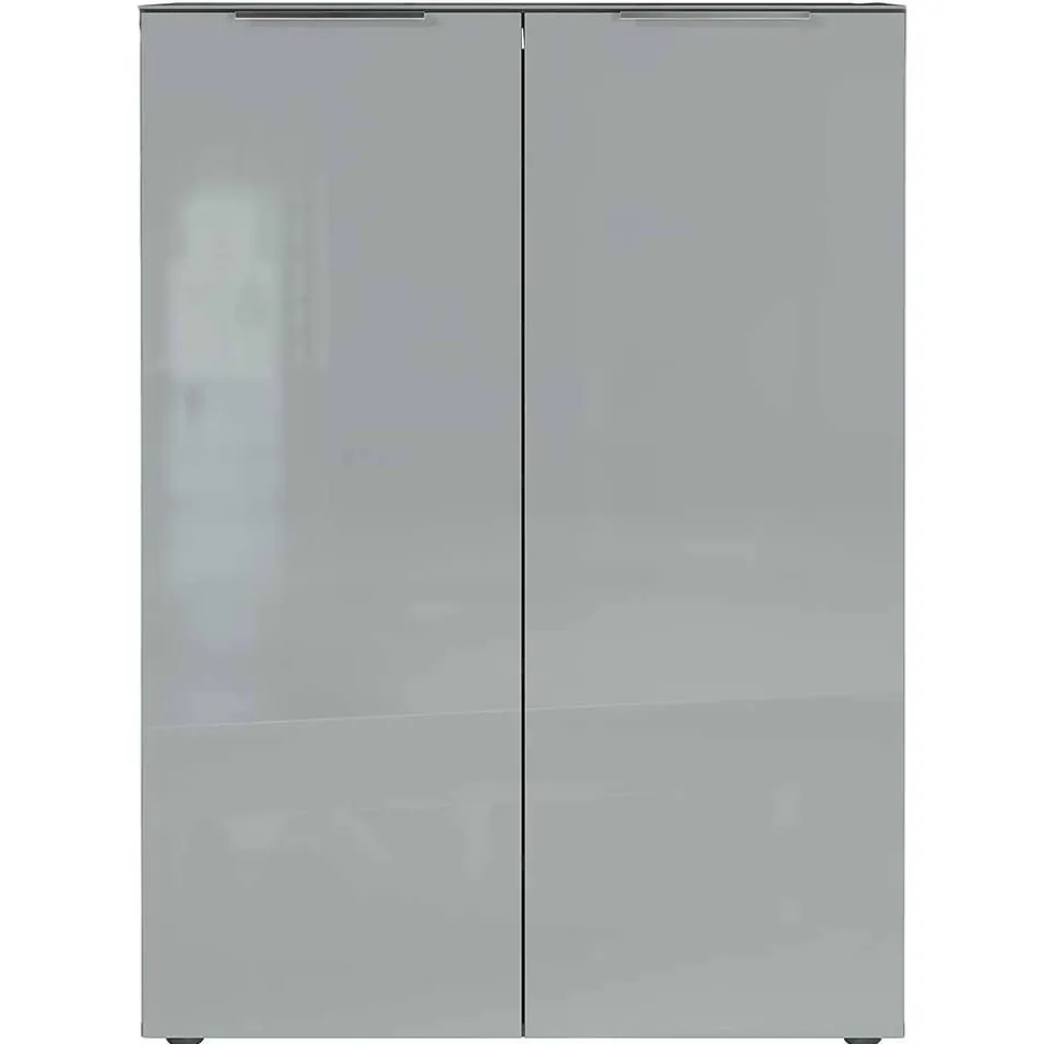 Schuhschrank in Grau glasbeschichtet - Ilfred^Wohnen Clearance