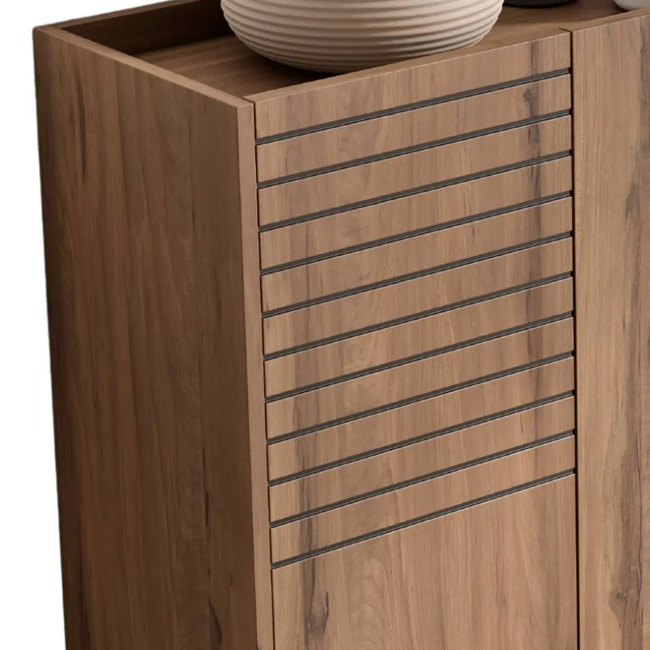 Schuhschrank in Holzoptik Braun - Mady^Wohnen Discount