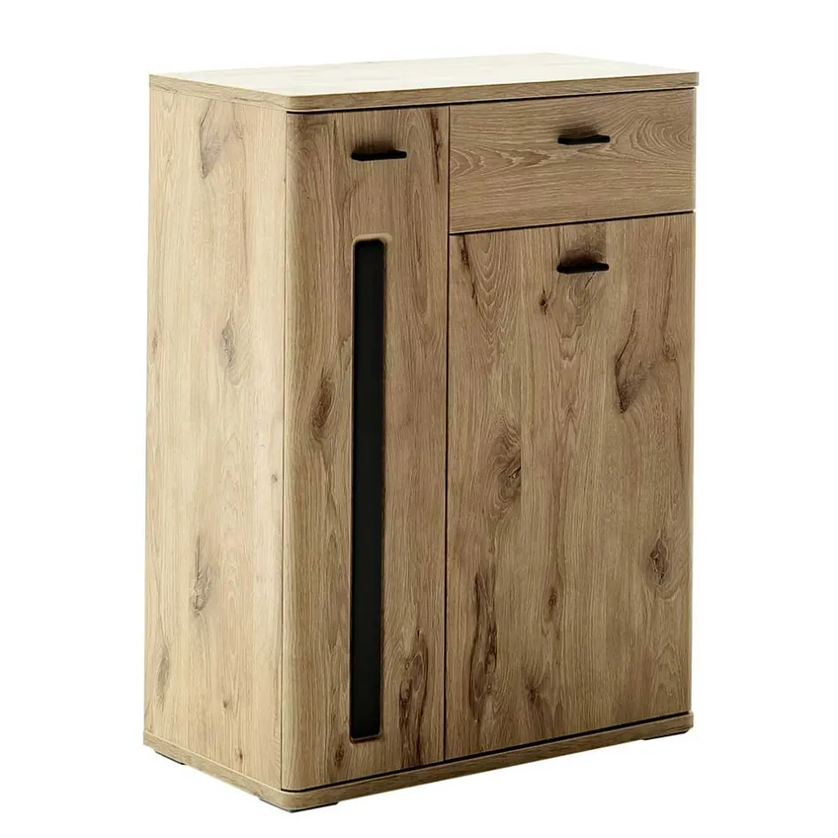 Schuhschrank in Wildeiche Optik & Grau - Baiamare^Wohnen Online