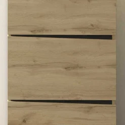 Schuhschrank in Wildeiche & Schwarzgrau - Paula^Wohnen Online