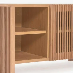 Wohnen Schuhschrank mit Lamellen-Türen - Azuro