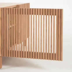 Wohnen Schuhschrank mit Lamellen-Türen - Azuro