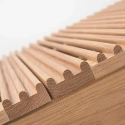 Wohnen Schuhschrank mit Lamellen-Türen - Azuro