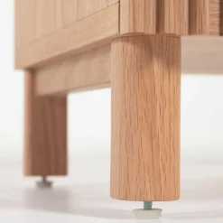 Wohnen Schuhschrank mit Lamellen-Türen - Azuro