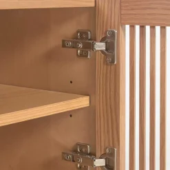 Wohnen Schuhschrank mit Lamellen-Türen - Azuro