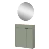 Schuhschrank mit Rundspiegel Set - Point (zweiteilig)^Wohnen Hot