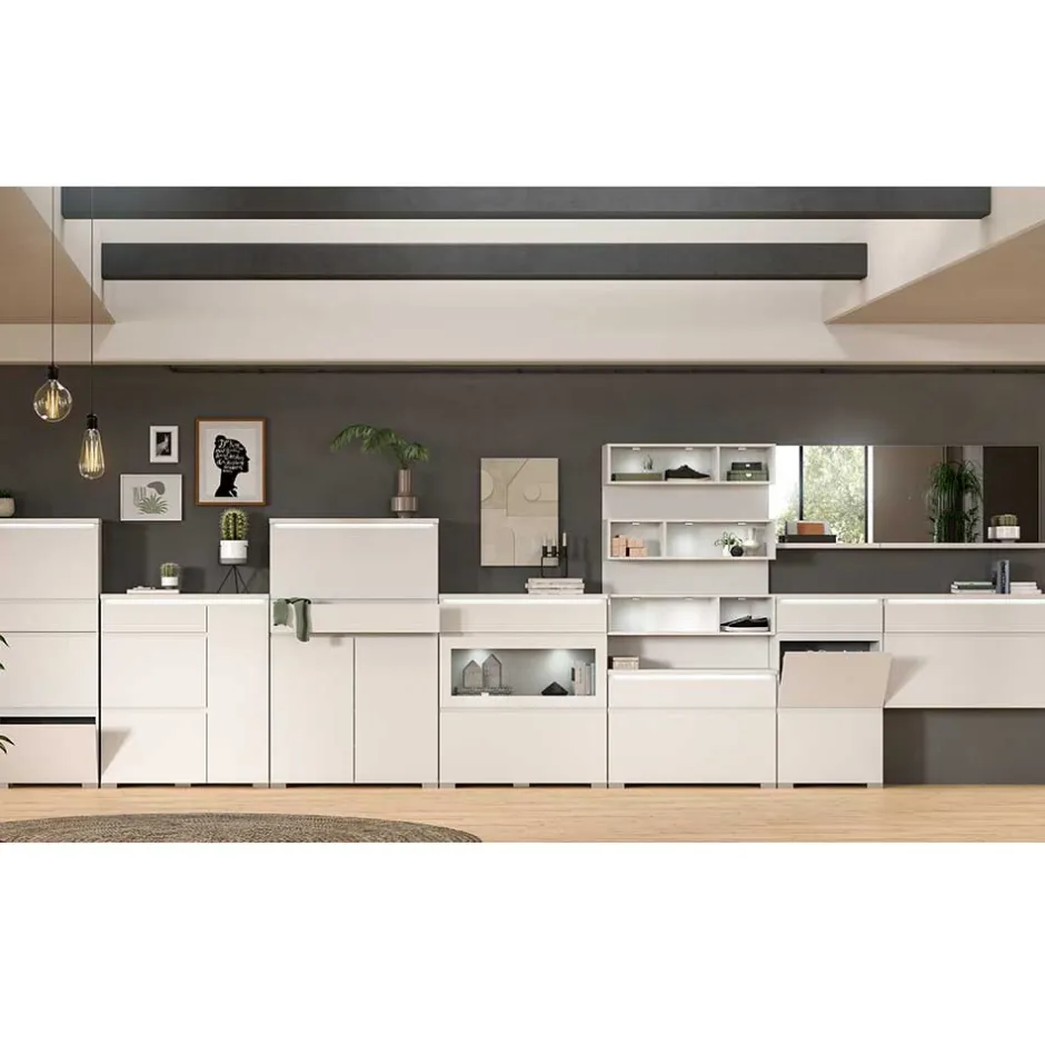 Schuhschrank mit Schublade und zwei Klappen - Dany^Wohnen Discount