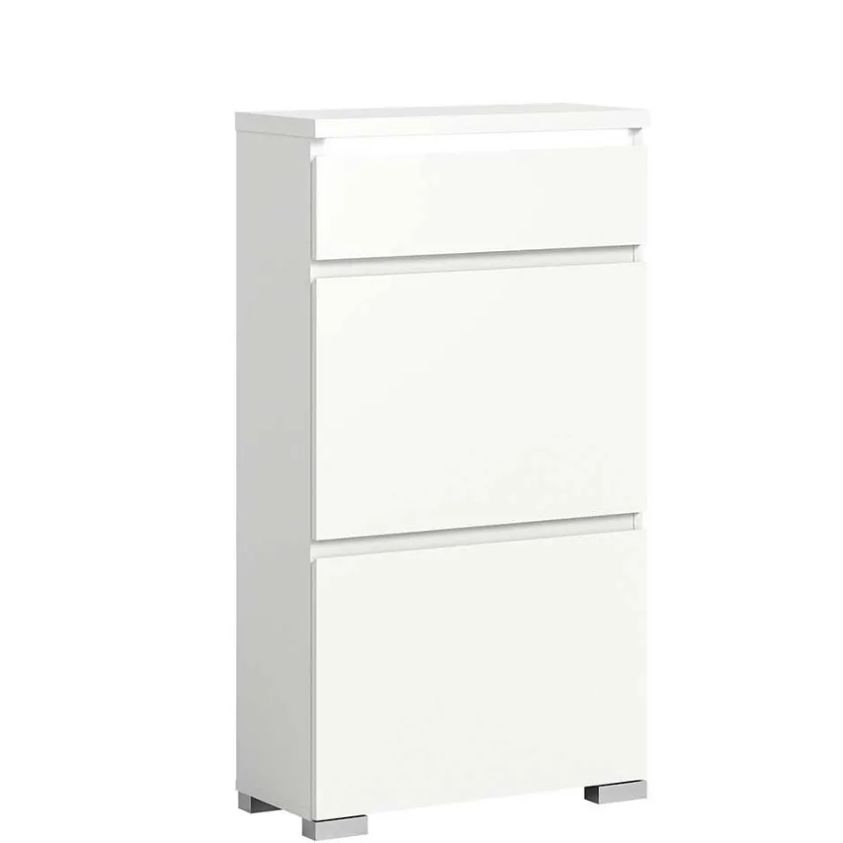 Schuhschrank mit Schublade und zwei Klappen - Dany^Wohnen Discount