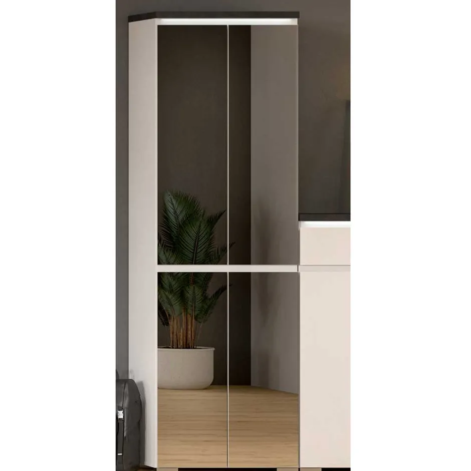 Schuhschrank mit vier Spiegeltüren - Suad^Wohnen Best