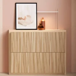 Wohnen Schuhschrank mit zwei Schuhwalzen - Calura