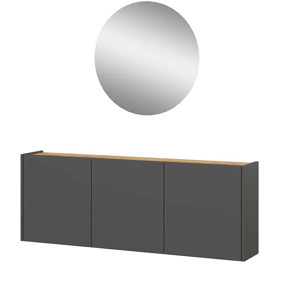 Schuhschrank und Rundspiegel Set - Calisian (zweiteilig)^Wohnen Clearance