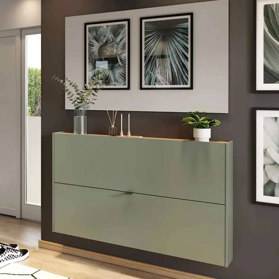 Schuhschrank und Spiegel Set - Point (zweiteilig)^Wohnen Hot