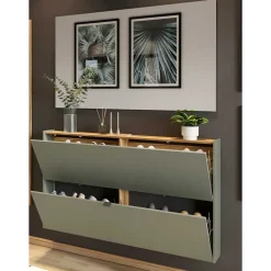 Schuhschrank und Spiegel Set - Point (zweiteilig)^Wohnen Hot